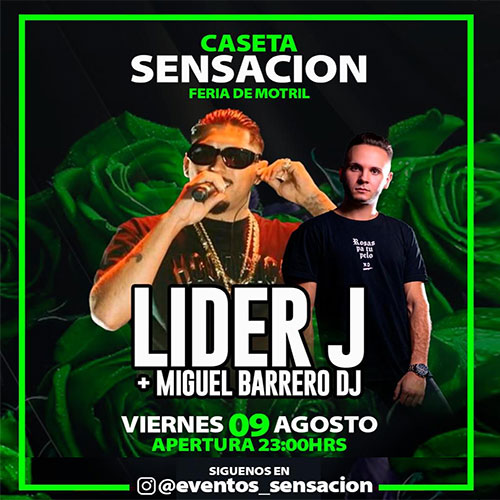 Lider J + Miguel Barrero DJ
