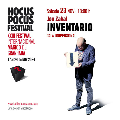 Hocus Pocus Festival. Gala unipersonal